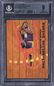 1998-99 Fleer Ultra "Exclamation Points" #9 Kobe Bryant, In Sleeve – BGS MINT 9